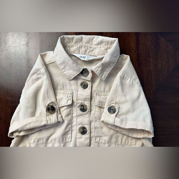 H&M Girls Beige Dress - 2T - Picture 4 of 10